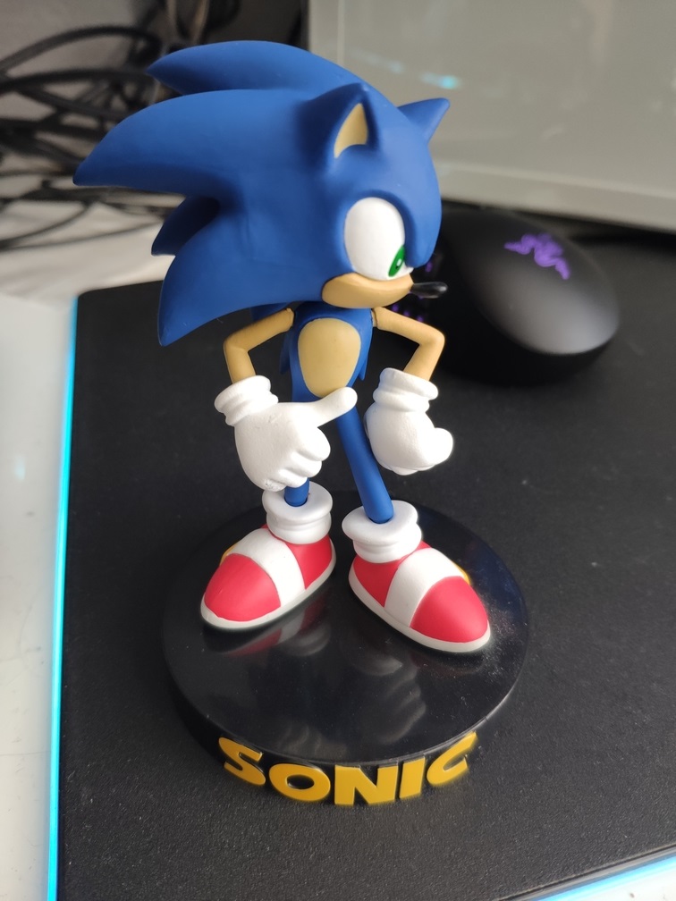 Sonic 06 pre order statue head moved sideways