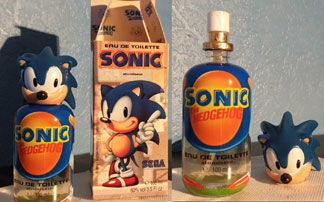Sonic the Hedgehog Perfume Box Interior